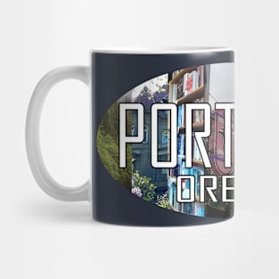 Portland Oregon Collage Mug